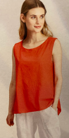 Sleeveless Top in Red