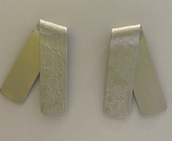 Folded Strip in Turquoise-Copper-Silver-Blue