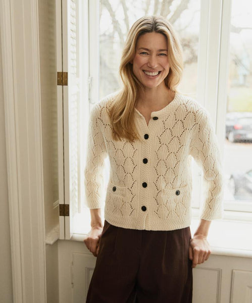 MaLexina Arran Style Cardin in Whitecap