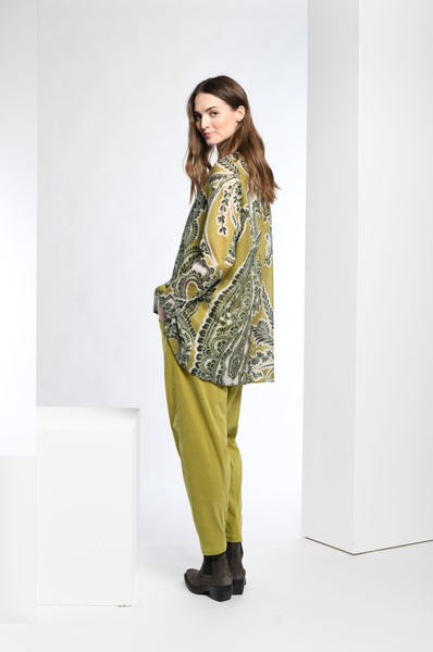Shirt in Moss Print