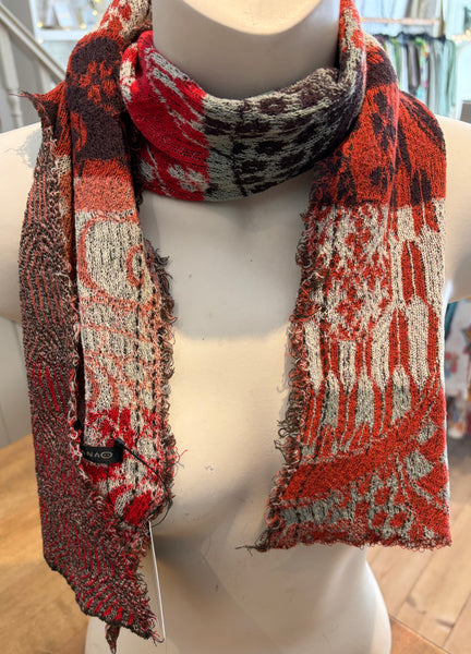 Japanese Pure Cotton Scarf in Orange