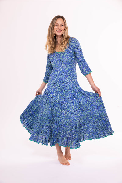 Ruby Sundress in Blue & Green