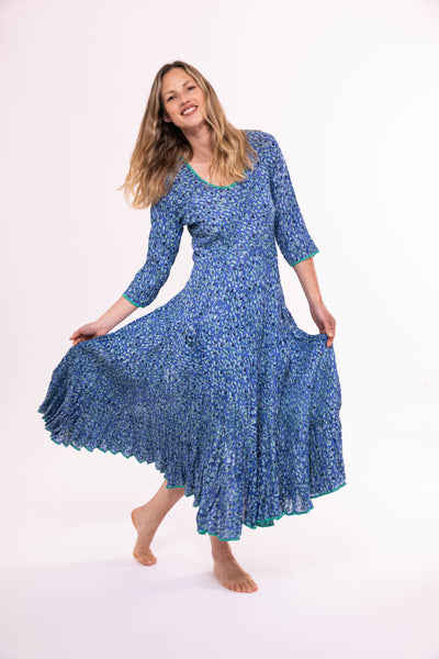 Ruby Sundress in Blue & Green
