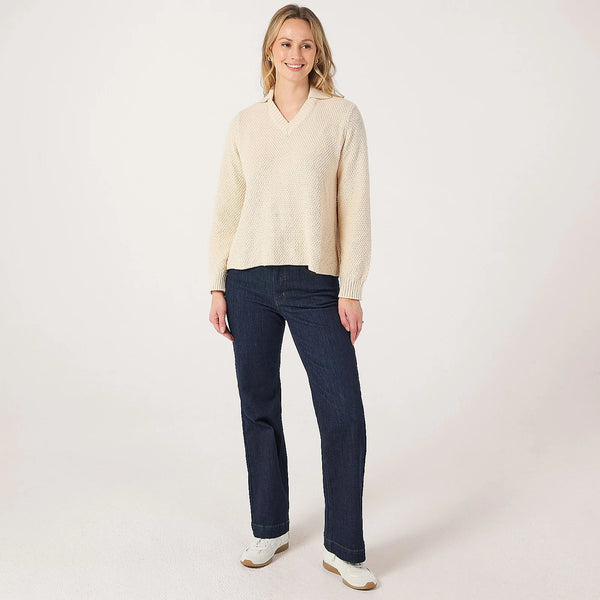 MaFlorivelle Jumper in Whitecap