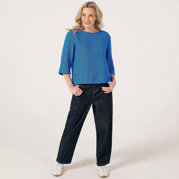 MaDiarmi Top in Princess Blue