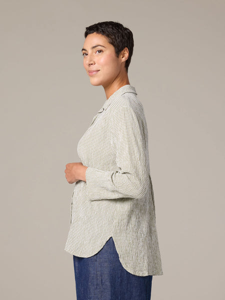 Crop Easy Shirt in Riviera