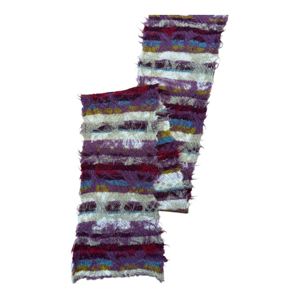 Japanese Pure Merino Wool Scarf Purple
