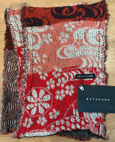 Japanese Pure Cotton Scarf in Orange