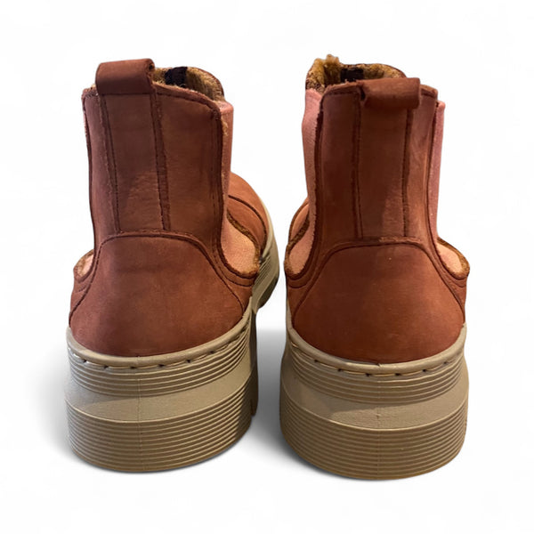 Nubuck Chelsea Boot in Brown