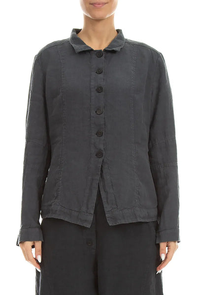 Linen Jacket Antique Ruby
