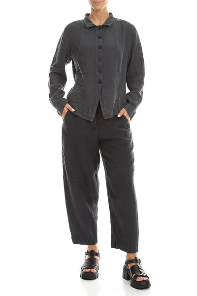 Linen Jacket Antique Ruby