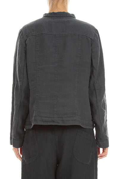 Linen Jacket Antique Ruby