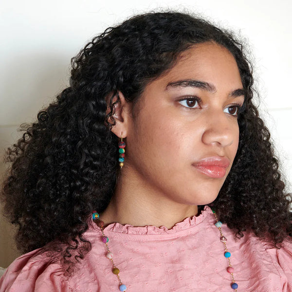 Kantha Kamla Earrings