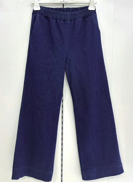 Wide Denim Trousers