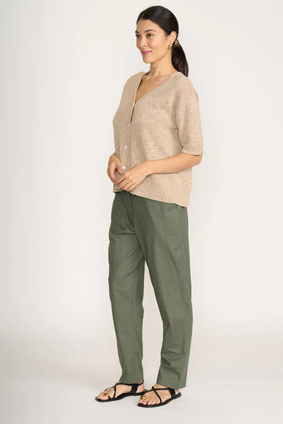 Knitty Gritty Cardigan in Sand