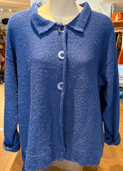 Letty Jacket in Iris and Fern