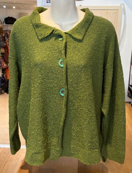 Letty Jacket in Iris and Fern
