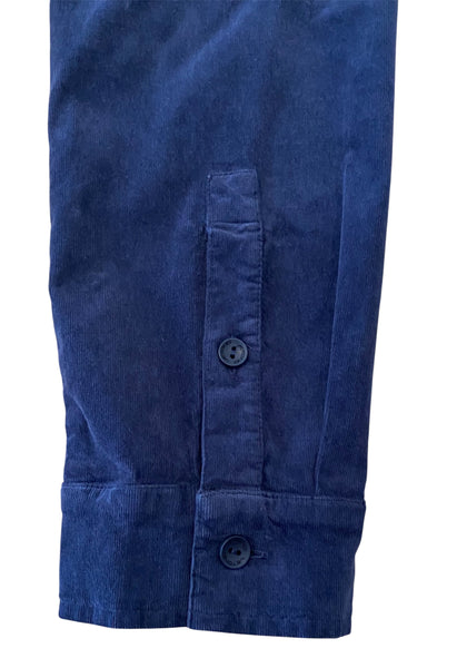 Needlecord Coat in Midnight Blue