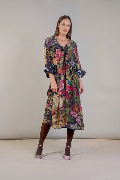 Abbi Dress in Black Primula