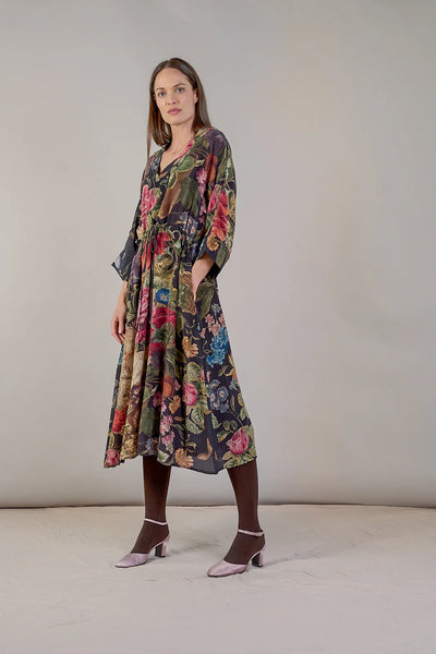 Abbi Dress in Black Primula