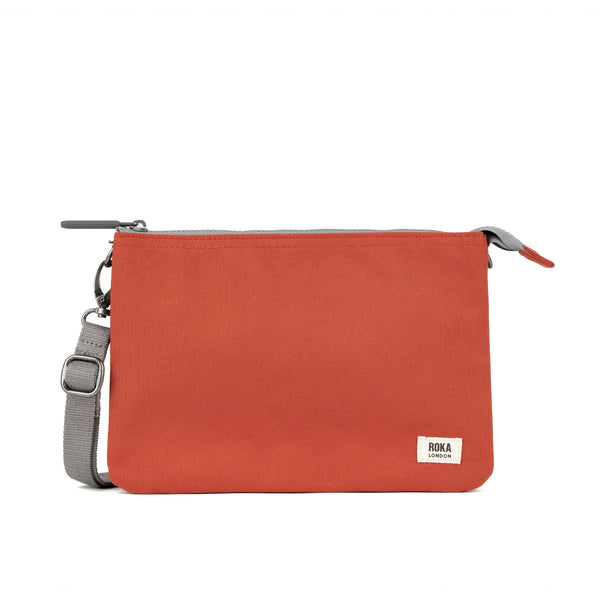 Carnaby Canvas XL Crossbody in Rooibos, Cripsp Blue and Coconut