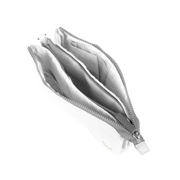 Carnaby Canvas XL Crossbody in Rooibos, Cripsp Blue and Coconut