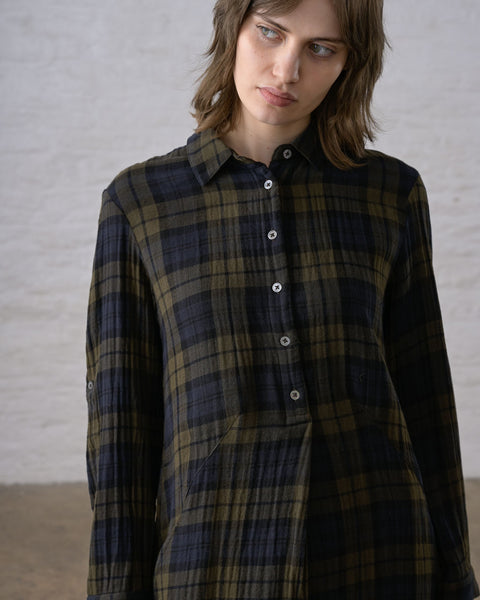 Alexa Shirt Dress Big Check