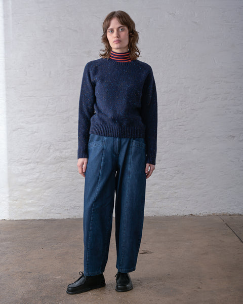 Lorren Trousers in Blue Denim