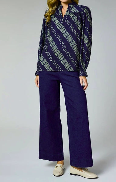 Wide Denim Trousers