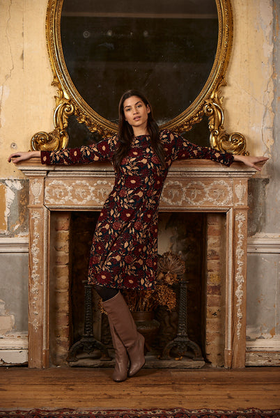 Narita Dress Winter Garden Shaded Spruce