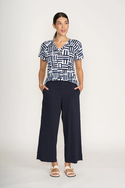 Broad Horizons Trousers in Dune & True Navy