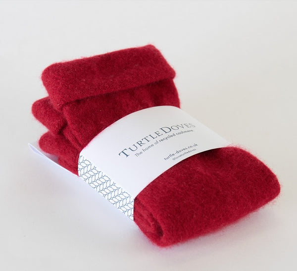 Cashmere Fingerless Gloves in Various Colours