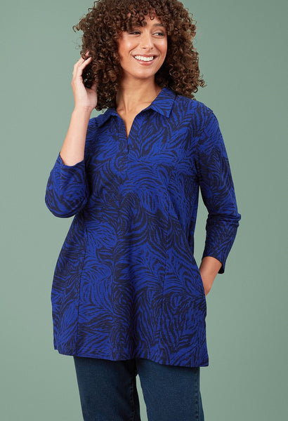 Sequoia Tunic Jungle Print Sapphire Mix