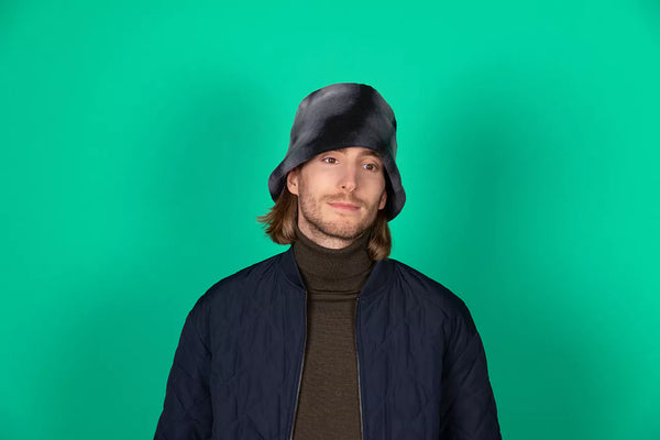 Pure Wool Tie-dye Clochard Hat