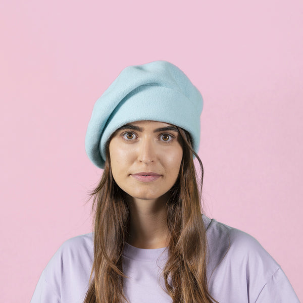 Merino Wool Roll Up Beret