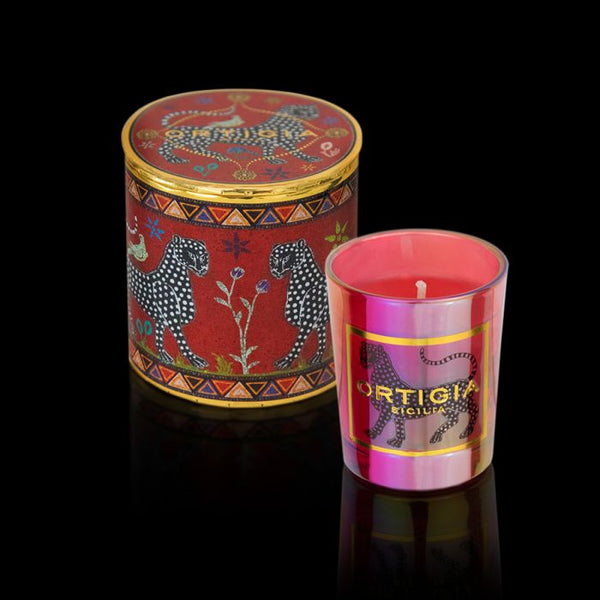 Ortigia Small Candle - Palo Santo Rosso, Peperoncino Verde & Macchiamare Oro