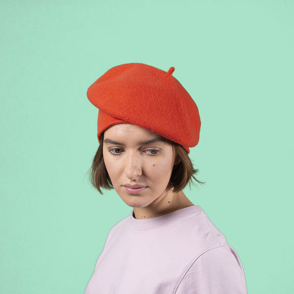 Merino Wool Roll Up Beret